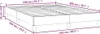 vidaXL Bettgestell ohne Matratze Creme 140x200 cm Stoff Produktbild-Vorschau 7