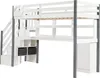 okwish letto a soppalco 90x200cm struttura letto singolo Anteprima dell’immagine prodotto 10