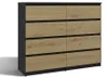 Topeshop M8 120 ANT/ART KPL, Anthrazit, Eiche, 8 Produktbild-Vorschau 7