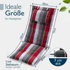 Beautissu 6 premium rugkussens, 120x50x7 cm, Productafbeelding-voorbeeld 3
