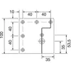 SIMAUSROM Tischfuß 70 x 70 x 720 mm Aluminium gebürstet Produktbild-Vorschau 6