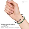 FABACH Achat Perlenarmband mit 6mm Edelstein-Perlen und 925 Produktbild-Vorschau 6