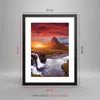 Gerahmtes Poster - Schwarzer Rahmen - Kirkjufell Wasserfall Produktbild-Vorschau 5