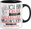 Musikerin Tasse Geschenk Ich Bin Diese Eine Legendäre Produktbild-Vorschau 1