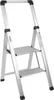 Alu Trittleiter 2-stufig klappbar Handlauf 150 kg Produktbild-Vorschau 10