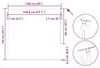 vidaXL zatemňovací roleta tmavě modrá 150x150 cm šířka Náhled obrázku produktu 7