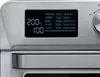 Close-up of an air fryer oven's digital display and control panel. Podgląd zdjęcia produktu