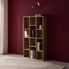 Libreria a 3 livelli con 12 scomparti, Marrone naturale Anteprima dell’immagine prodotto 5