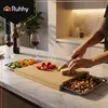 Planche à découper en bambou avec 2 tiroirs – Planche de Voir les images du produit 5