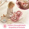 Babypuppe mit Trage – 30,5 cm – Rosa – Spielset für Produktbild-Vorschau 6
