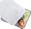 Forme oblongue avec couvercle en plastique 25x20cm/2,6L Voir les images du produit 4