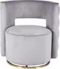 Sessel Drehsessel Beverly 100 Grau / Gold Produktbild-Vorschau 2