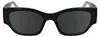 KARL LAGERFELD Uni Adult Sunglasses KLJ6148S - Shiny Black Produktbild-Vorschau 1