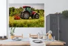 MuchoWow® Poster Traktor - Rot - Natur - Grün - Landleben Produktbild-Vorschau 3