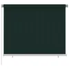 vidaXL Außenrollo 185 (B) x 140 (H) cm Dunkelgrün HDPE Produktbild-Vorschau 7