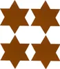 Oblique Unique 4 Filz Untersetzer Sterne Glasuntersetzer Produktbild-Vorschau 1