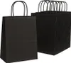 Papírová dárková taška, balení 180 x 80 x 225, černá, 10 Náhled obrázku produktu 1