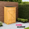 szafa ogrodowa tectake® z płaskim dachem Taman 75 x 56 x Podgląd zdjęcia produktu 9