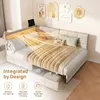 Cama tapizada INONEFT, 140 x 190 cm, diseño en forma de L Vista previa de la imagen del producto 6