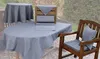 Tischdecke Outdoor Garten BalkonTischtuch Grau meliert Produktbild-Vorschau 3