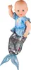Robe de poupée Mermaid avec paillettes, 28-35 cm Voir les images du produit 3