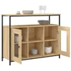 vidaXL Příborník Sonoma Dub 100x35x80 cm výrobek ze dřeva Náhled obrázku produktu 4