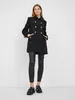 Orsay Schwarzer Damen Wintermantel mit Wollmischung Produktbild-Vorschau 4