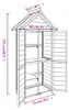 vidaXL Szopa na narzędzia brązowa 89x52,5x175 cm lite Podgląd zdjęcia produktu 6
