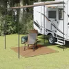 vidaXL Tappeto tenda 200x200 cm Taupe Anteprima dell’immagine prodotto 2