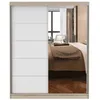 Schwebetürenschrank Kleiderschrank Bono 05, 160 cm, Produktbild-Vorschau 3