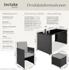 tectake® Rattan Sitzgruppe Palermo für 2 bis 4 Personen Produktbild-Vorschau 5