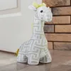 Relaxdays Türstopper Giraffe, Stoff & Sand, Türpuffer für Produktbild-Vorschau 2