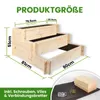 Stufenbeet mit 3 Stufen aus Kiefer natur Pflanzkasten Produktbild-Vorschau 3