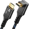 deleyCON 8K HDMI 2.1 Kabel 2m gewinkelt (270° Grad Winkel) Produktbild-Vorschau 1