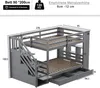 Letto a castello Sweiko 90x200 cm, scala di sicurezza con Anteprima dell’immagine prodotto 7