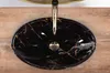 Umywalka nablatowa REA Pamela Black Marble Shiny Podgląd zdjęcia produktu 5