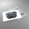 Bilder auf glas - Einteilig - Abstraktion schwarz Produktbild-Vorschau 2
