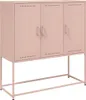 vidaXL Highboard Rosa 100,5x39x107 cm Stahl Produktbild-Vorschau 2