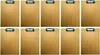 10 Set Klemmbrett A4 Holz mit Klemme aus Metall | Produktbild-Vorschau 1