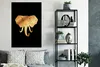 MuchoWow® Poster Elefant - Gold - Muster 80x120 cm - Produktbild-Vorschau 4