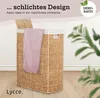Lycce Wäschekorb mit Deckel Nischenwäschekorb Seegras Produktbild-Vorschau 5