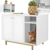 tectake® Katzenschrank Kalea seitlicher Eingang inklusive Produktbild-Vorschau 9