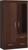 Highboard 80 cm Nussbaum IMPERIA-129 Produktbild-Vorschau 1
