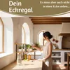 LS-LebenStil Küchenregal Eckregal Holz Metall 52cm Produktbild-Vorschau 9