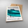 Gerahmtes Poster - Rahmen in heller Eiche - Surfen Welle Produktbild-Vorschau 3