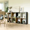 Topeshop MALAX 2X4 ANT/ART Bücherregal für Wohnzimmer Produktbild-Vorschau 3