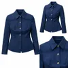 BONPRIX Damen Blazer Dunkelblau – Taillierte Business Jacke Produktbild-Vorschau 3