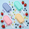 DIY Silikon Eisformen mit Deckel – Mini längliche Eis am Produktbild-Vorschau 2