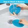 4er Silikon Abflussstöpsel für Dusche Badewanne Produktbild-Vorschau 4