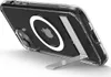 A clear phone case with a built-in stand is shown from a side angle. Anteprima dell’immagine prodotto